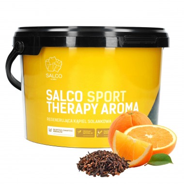 Salco Sport Therapy Aroma Pomarańcza z Goździkiem Sól do kąpieli 3kg